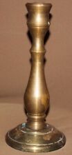 ANTIQUE HEAVY SOLID BRONZE CANDLESTICK picture