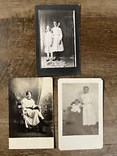 Lot/3 Flossie Shick Carter, Union, Ada ID Decatur Co KS Real Photo Postcard RPPC picture