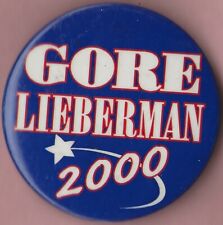 2000 Al Gore & Joe Lieberman 2.25