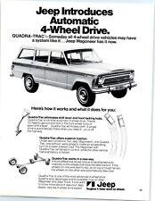 Jeep Ad Vintage September/October 1973 Original Advertisement-FC1 picture