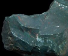 Green Jasper w/ Bloodstone lapidary cabbing knapping rough chunk India 5 lb 12 picture