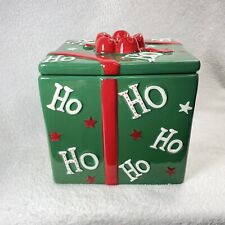 Ceramic  Real Home Christmas Present Cookie Jar picture