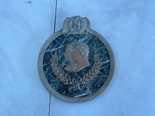 Vintage David D’Angers Bronze and Marble Wall Plaque picture