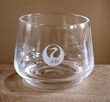JAL Japan Airlines Bird First Class Plane In Flight Crystal Shot Glass picture