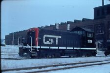 GTW GRAND TRUNK WESTERN 1519 BATTLE CREEK, MI 1981 Kodachrome Train Slide picture