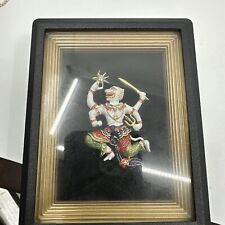 Vintage Hanuman Traditional India Art 3 Dimensional Wall Art Work picture