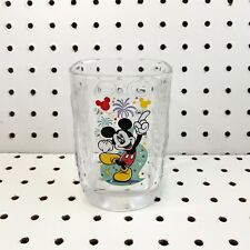 VTG Disney World McDonalds 2000 Glass Cup Mickey Mouse Set of 1 Collectible picture