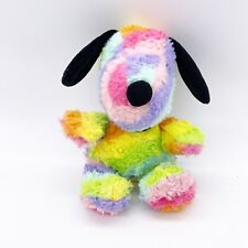 Hallmark SNOOPY Peanuts 6 Inch Tie Dye RAINBOW Plush Dog Stuffed Animal Toy picture