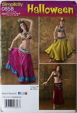 Simplicity 2158 Misses Belly Dancer Costumes Sewing Pattern Sz 6-12 picture