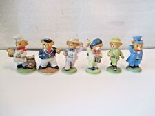 LOT 6 Franklin Mint Hotel Teddington Bears Chef Pierre Cheese Alfred Commander + picture