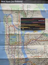Full Size New York City MTA Transit NYC Subway Train Railroad Map Latest Version picture