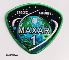 Authentic SPACEX MAXAR 1 FALCON 9 Launch SATELLITE Mission PATCH picture