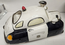 Vintage Used Unique Products By Henry Cavanagh Porcelain Police Car Cookie Jar picture