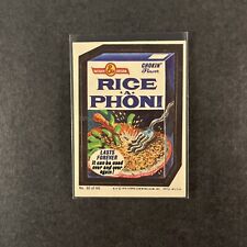 1973 Topps Wacky Packages Rice A Phoni Series 3 Checklist Back picture
