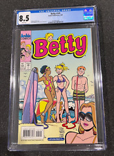 Betty #101, CGC 8.5 White, Rare Bondage Innuendo Key Cover, (2001 Archie Comics) picture