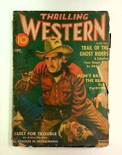 Thrilling Western Pulp Sep 1941 Vol. 27 #3 FR Low Grade picture