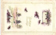 Vintage Postcard- Birthday Greetings. Early 1900s picture