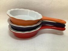Modern Gourmet Foods Individual Casserole Dishes (3) Bakeware Serveware picture
