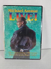 Michael Ammar Live The Ultimate Instructional Performance Magic DVD NOS picture