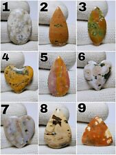 crystal Specimens Natural Ocean Jasper Gemstone Cabochon For Jewelry Making Ring picture