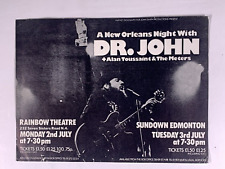 Dr. John Flyer Original + Alan Toussaint & The Meters Rainbow Theatre July 73 picture