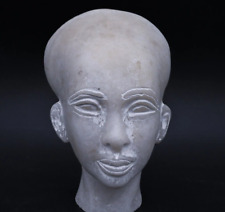 ANCIENT EGYPTIAN ANTIQUES Pharaonic Head Menhotep II Made Marble stone Rare BC picture