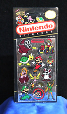 VINTAGE 1989 Nintendo Factory Sealed Mello Smello Stickers - Metallic picture
