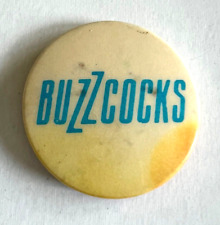 Vintage BUZZCOCKS Pin-back, Badge Button, Punk Rock New Wave England, Power Pop picture