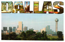 Postcard PANORAMIC SCENE Dallas Texas TX 6/7 AU2277 picture