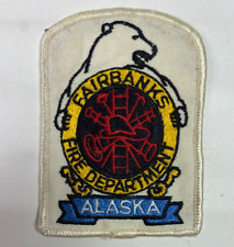 Fairbanks Fire Alaska AK Polar Bear Patch A4 picture