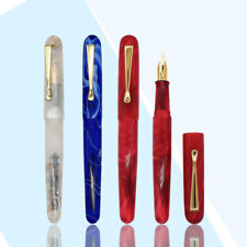 2022 LORELEI 691 Resin Fountain Pen Golden Clip Converter Pen Medium Nib 1.0mm picture