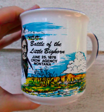Coffee Mug Battle of Little Bighorn Custers Last Stand Crazy Horse Civil War Era picture