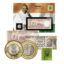Mahatma Gandhi Coin, Banknote and Stamp Collection picture