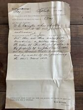 Antique 1800s Legal Court Document MISS Grand Jury Indictment CRUELTY TO ANIMAL picture