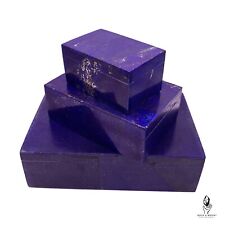 Beautiful Lapis Lazuli 3 Pieces Box Set, Lapis Jewellery Box Set, Lapis Lazuli picture