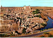 General Aerial View of the Town of Toledo Spain Postcard 4x6 picture