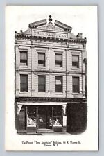 Trenton NJ-New Jersey, The Present True American Building, Vintage Postcard picture