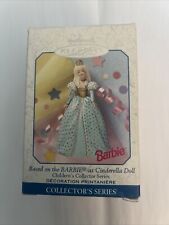 NIB Vintage Hallmark BARBIE as Cinderella Princess Keepsake Ornament In Box 1997 picture