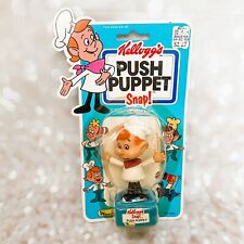Vtg Kellogg's Push Puppet Snap Talbot Toys Rice Krispies 1984 New #5004 picture
