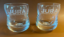 2 Jura Single Malt Scotch Whisky Whiskey Glasses Shot Taster Weighted Bottom picture