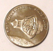 Vintage First Man Orbital Space Flight Token Russian Yuri Gagarin in 1961 Coin picture