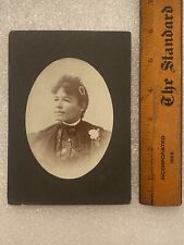 Circa 1900 Photograph Black African American Lady Woman Fashionable Classy picture