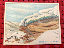 1910 T30 Hassan Cigarettes Arctic Scenes- EDGE OF A GLACIER- Very Good picture
