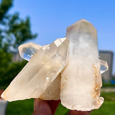 348G Natural white crystal Himalayan quartz cluster/mineral picture