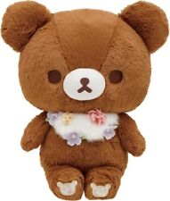 San-X Rilakkuma Stuffed toy M (Korigoku Flower Tea Time) Chairoikoguma Plush New picture