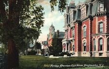 Vintage Postcard 1909 Monday Afternoon Club House Binghamton New York Souvenir picture