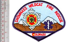Vintage Skiing Colorado Snowmass Fire Department Wildcat Fire Rescue vel hooks picture