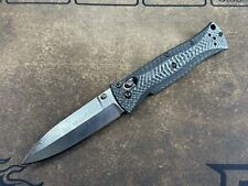Brand New Benchmade Gold Class Mel Pardue 530-111 #95 Damasteel Carbon Rare picture