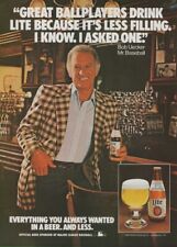1984 Bob Uecker Miller Lite Beer Advertisement Print Ad picture