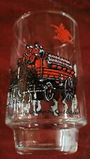 Vintage 1970s  Budweiser Champion Clydesdale Glass picture